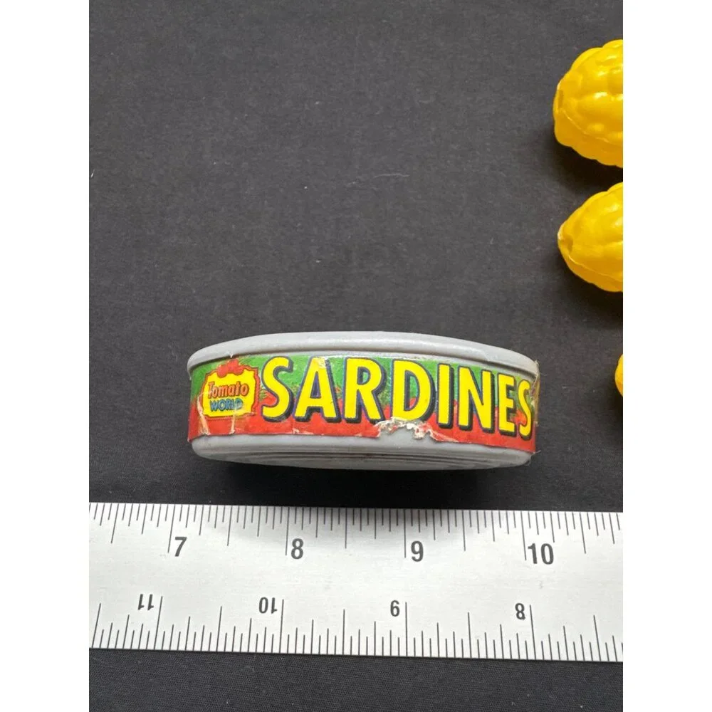 Play Food Set With Corn Peas & Sardine Can